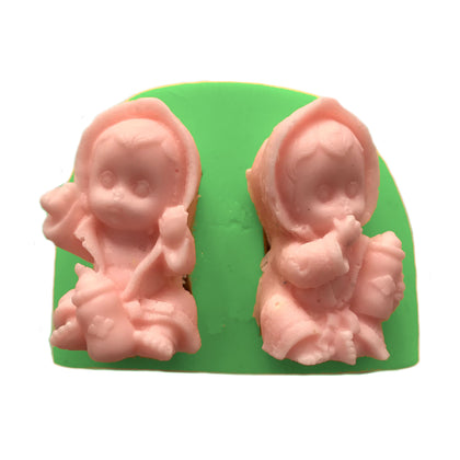 Banyo Yapmış Bebekler Silikon Kokulu Taş Ve Sabun Kalıbı ÇO-114