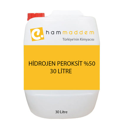 Hidrojen Peroksit Perhidrol %50 30 Litre