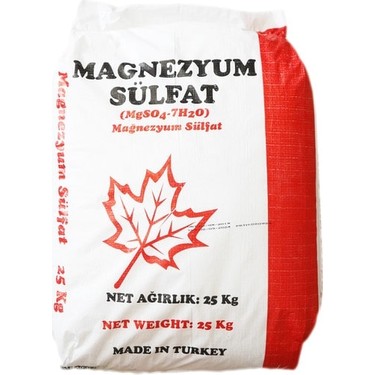 Magnezyum Sülfat İngiliz Tuzu (Epsom Tuzu) 25 Kg