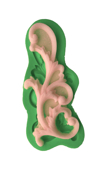 Oyma Desenli Dekoratif Kenar Silikon Pasta-Kokulu-Taş Ve Sabun Kalıbı DK18