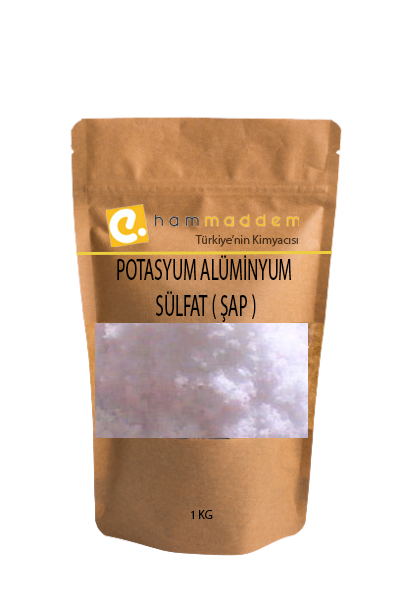 Potasyum Alüminyum Sülfat ( Şap ) 1 Kg