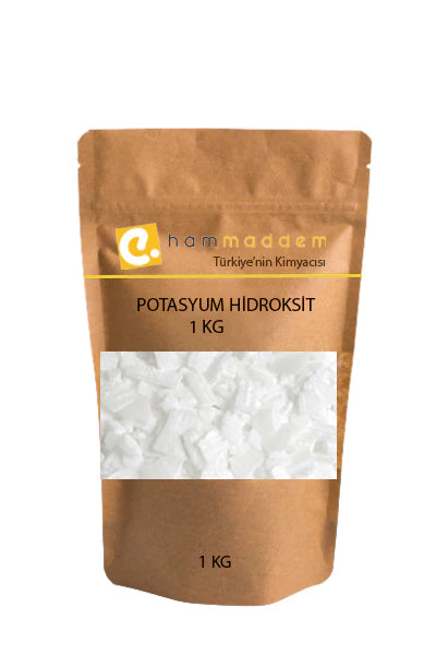 Potasyum Hidroksit (Potas Kostik) 1 Kg