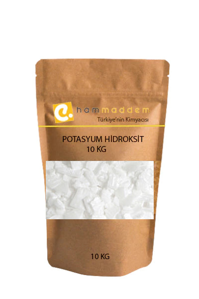 Potasyum Hidroksit (Potas Kostik) 10 Kg