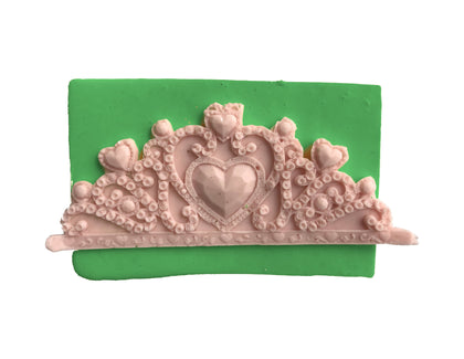 Prenses Tacı Dekoratif Kenar Silikon Pasta-Kokulu-Taş Ve Sabun Kalıbı DK22
