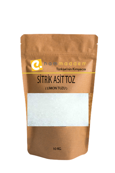 Sitrik Asit Toz ( Limon Tuzu ) 10 Kg