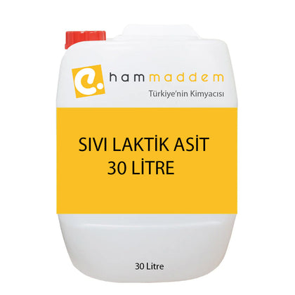 Sıvı Laktik Asit %80 E270 30 Litre