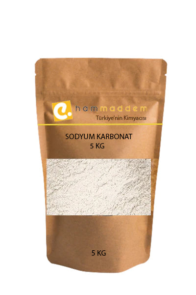 Sodyum Karbonat Toz - Çamaşır Sodası 5 Kg