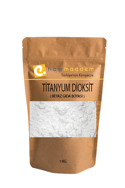 Titanyum Dioksit (Beyaz Gıda Boyası) 1 Kg