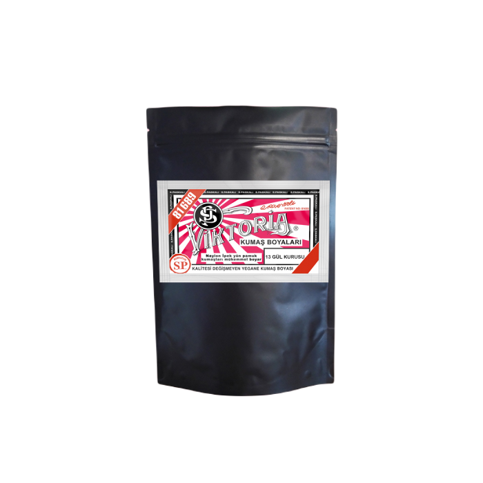 13 Gül Kurusu Renk Kumaş Boyası Viktoria 1 Kg