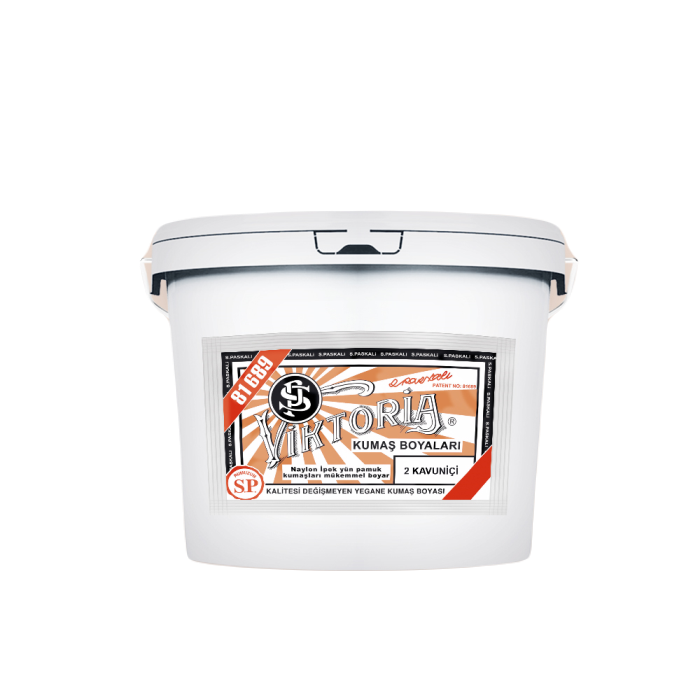 2 Kavun İçi Renk Kumaş Boyası Viktoria 5 Kg