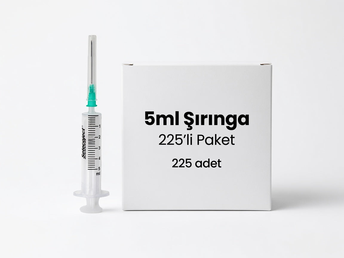 Şırınga (Enjeksiyon) 5 ML 225 Adet
