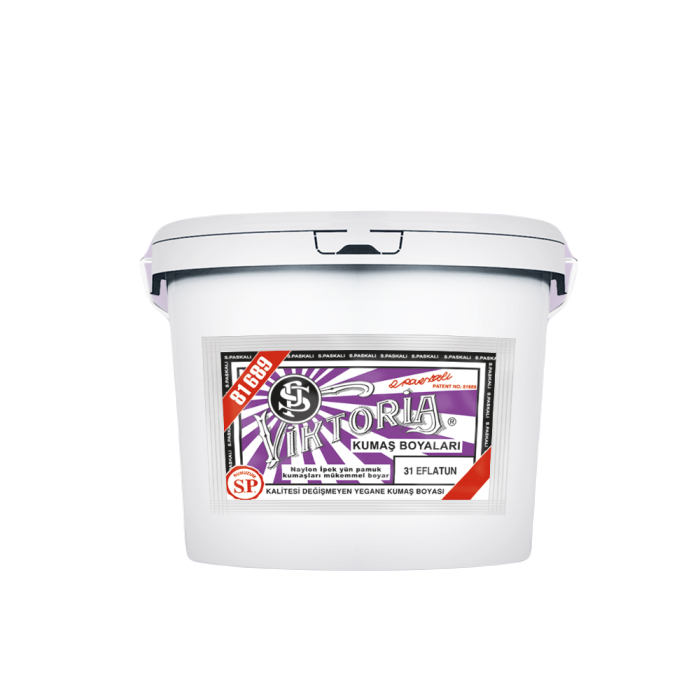 31 Eflatun Renk Kumaş Boyası Viktoria 5 Kg