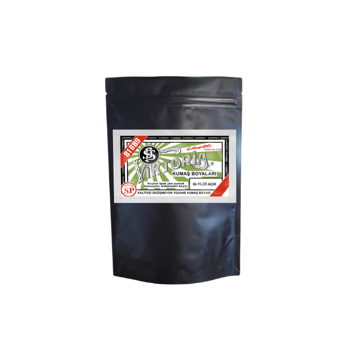 36 Filizi Açık Renk Kumaş Boyası Viktoria 1 Kg