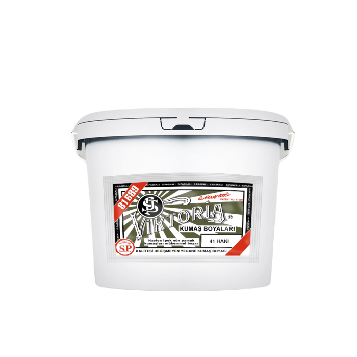 41 Haki Renk Kumaş Boyası Viktoria 5 Kg