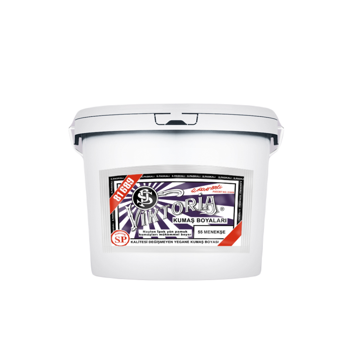 55 Menekşe Renk Kumaş Boyası Viktoria 5 Kg