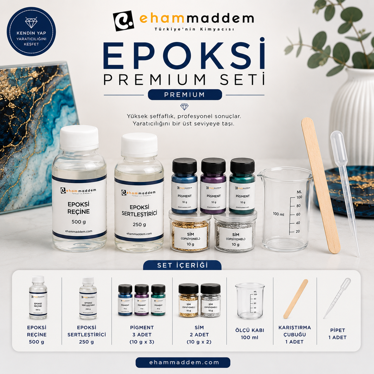 Premium Epoksi Seti