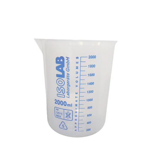 Beherglas Plastik Beher 2000 ml