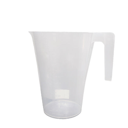 Beherglas Plastik Kulplu 2000 ml