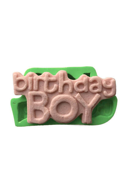 Birthday Boy Yazılı Silikon Kalıp MU63