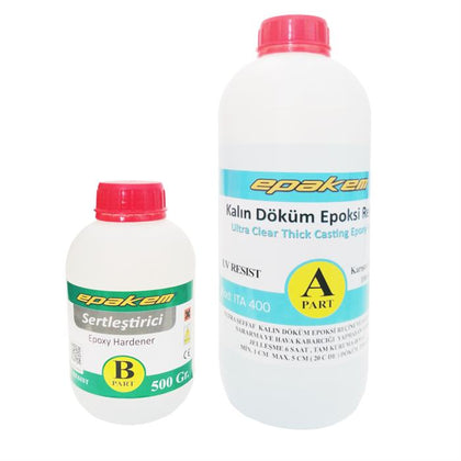 Epakem Epoksi Reçine 1500 Gr