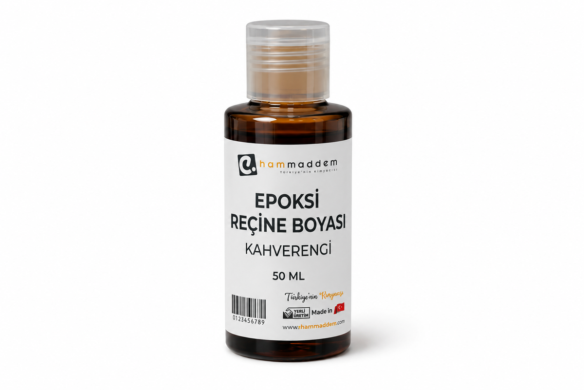 Epoksi Reçine Boya Kahverengi 50 ml