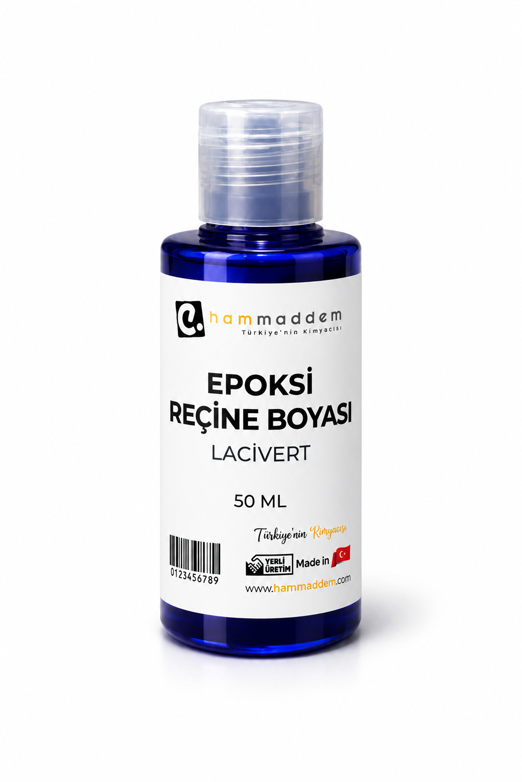 Epoksi Reçine Boya Lacivert 50 ml