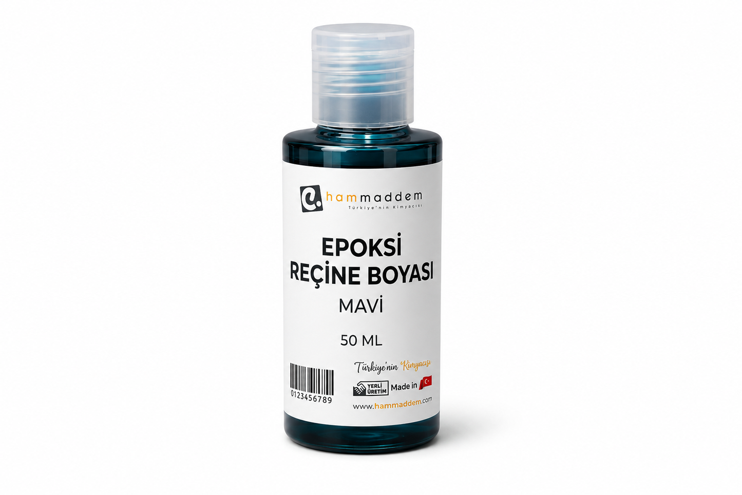 Epoksi Reçine Boya Mavi 50 ml