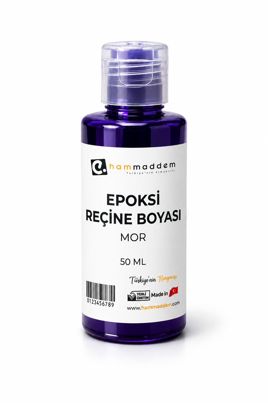 Epoksi Reçine Boya Mor 50 ml