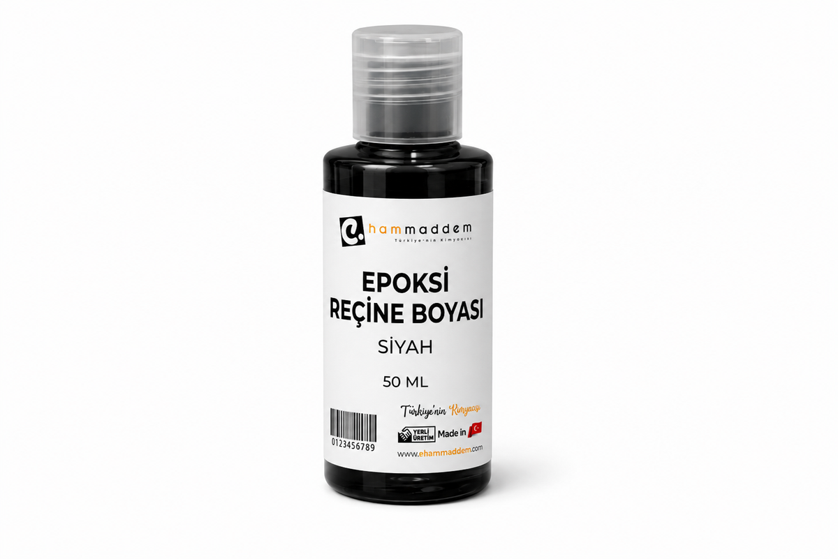 Epoksi Reçine Boya Siyah 50 ml