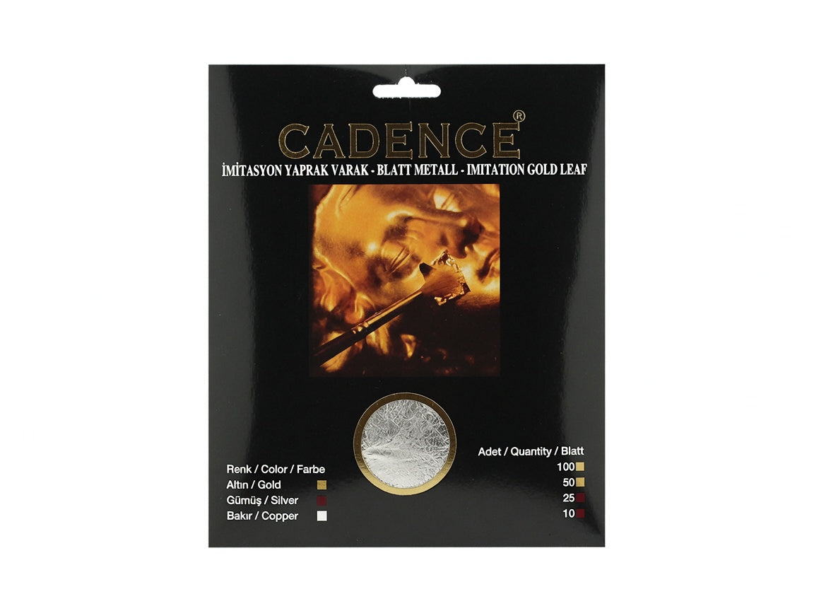 Cadence Gümüş Yaprak Varak 25 Adet