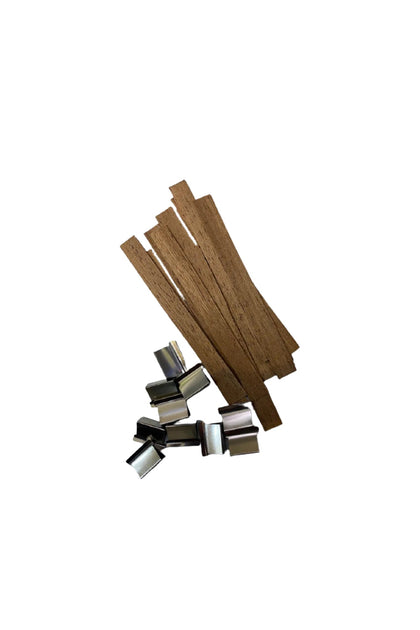 Hazır Ahşap Fitili 12 CM (10 Adet )