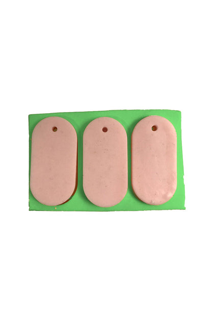 Kenarı Oval Küpe Kolye Silikon Kalıp EP15