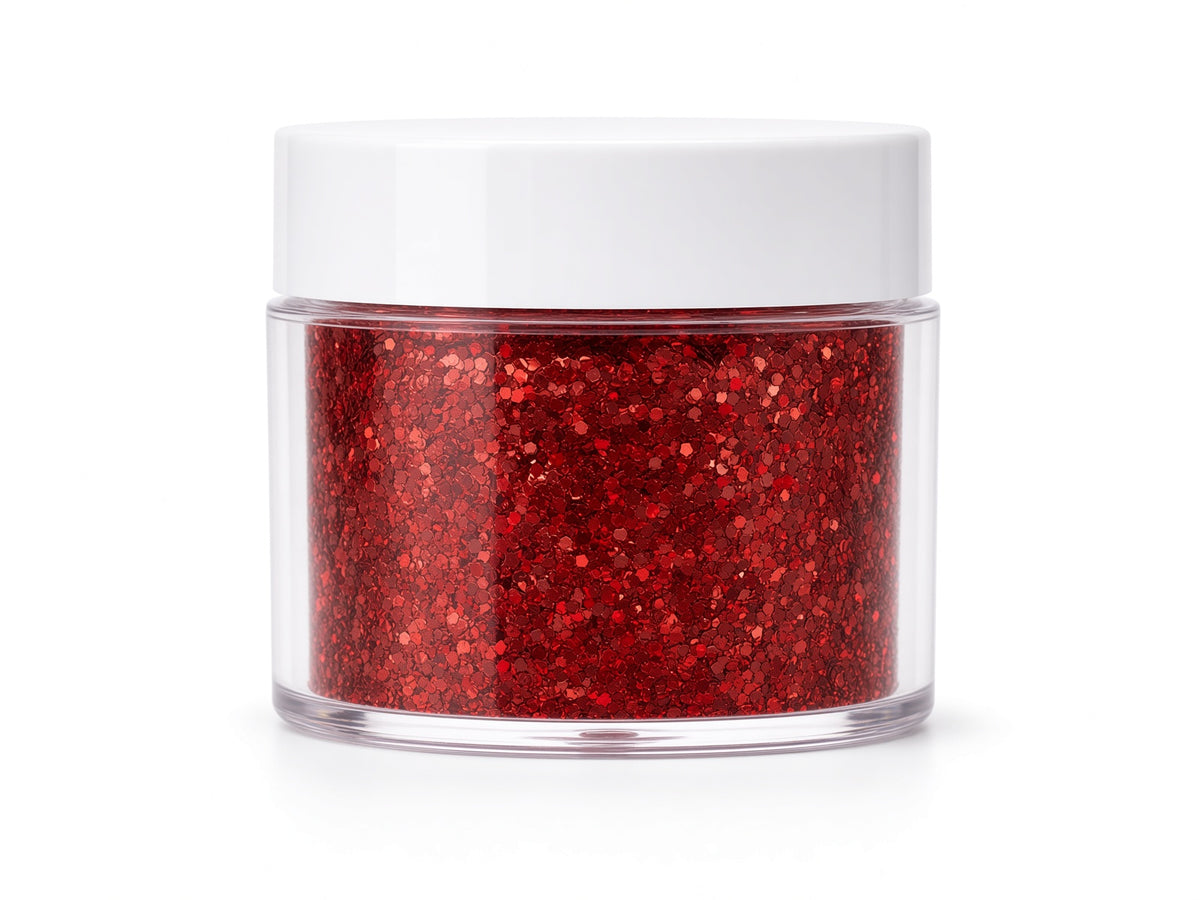 Kırmızı Glitter Süsleme Aksesuarı 25 GR