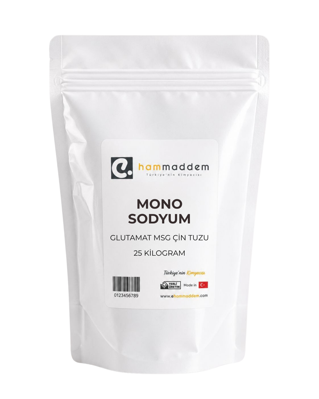 Mono Sodyum Glutamat MSG Çin Tuzu 25 Kg