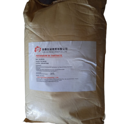 Potasyum Bitartarat (Krem Tartar) 25 Kg