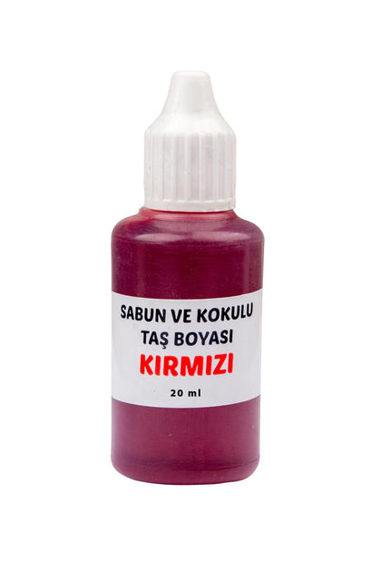 Sabun ve Kokulu Taş Boyası Kırmızı 20 ml