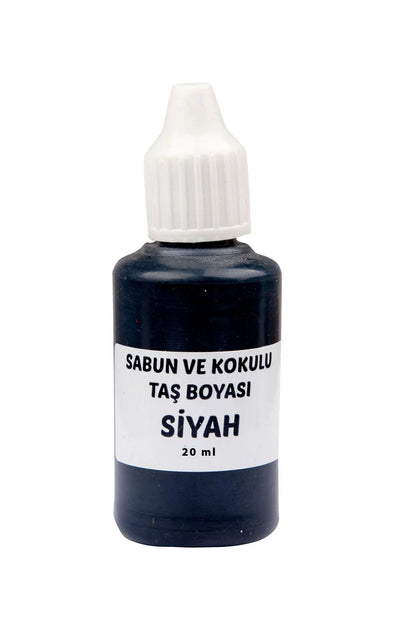 Sabun ve Kokulu Taş Boyası Siyah 20 ml