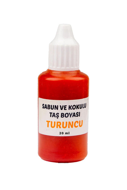 Sabun ve Kokulu Taş Boyası Turuncu 20 ml