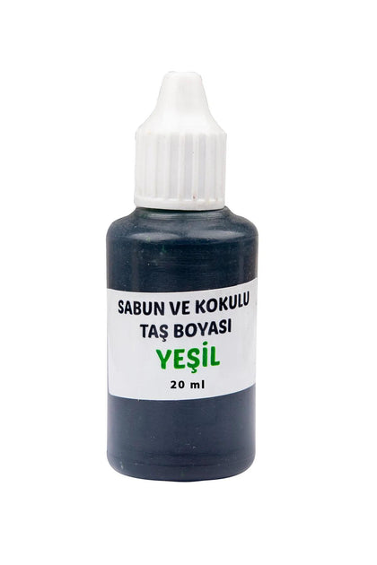 Sabun ve Kokulu Taş Boyası Yeşil 20 ml