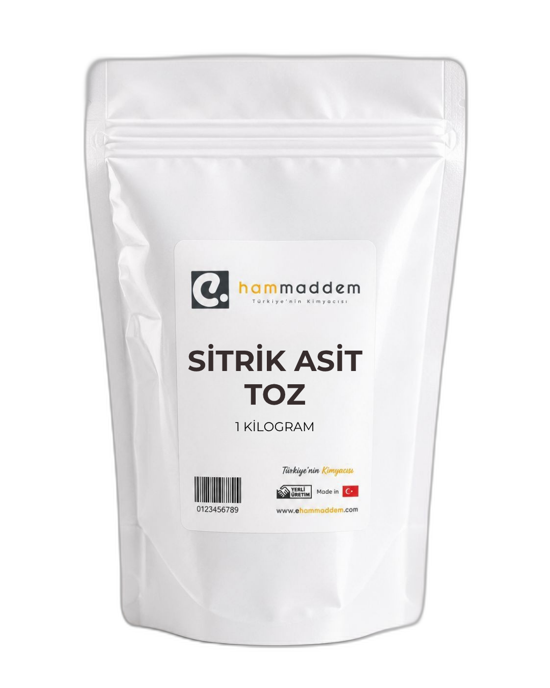 Sitrik Asit Toz ( Limon Tuzu ) 1 Kg