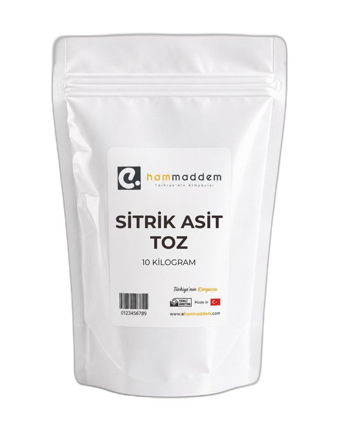 Sitrik Asit Toz ( Limon Tuzu ) 10 Kg
