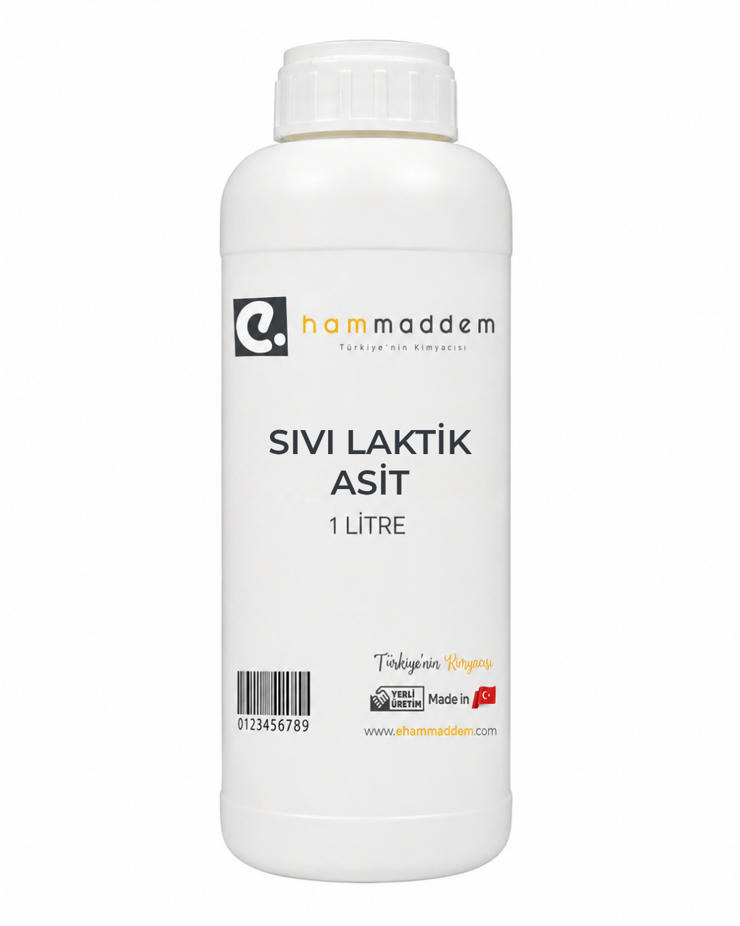 Sıvı Laktik Asit %80 E270 1 Litre