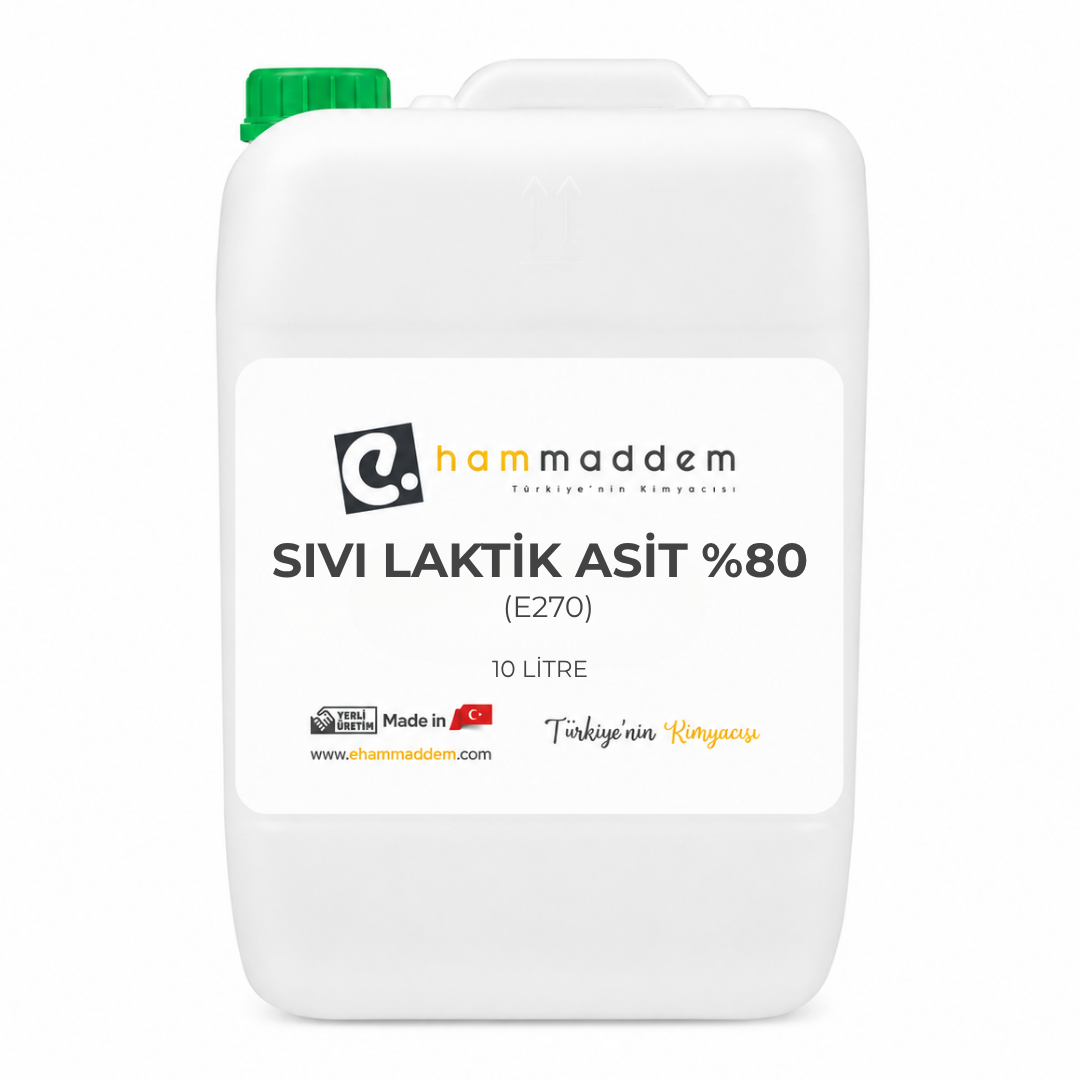 Sıvı Laktik Asit %80 E270 10 Litre