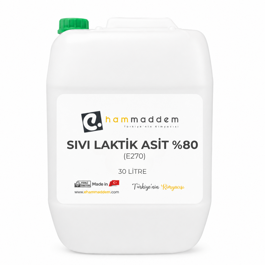 Sıvı Laktik Asit %80 E270 30 Litre