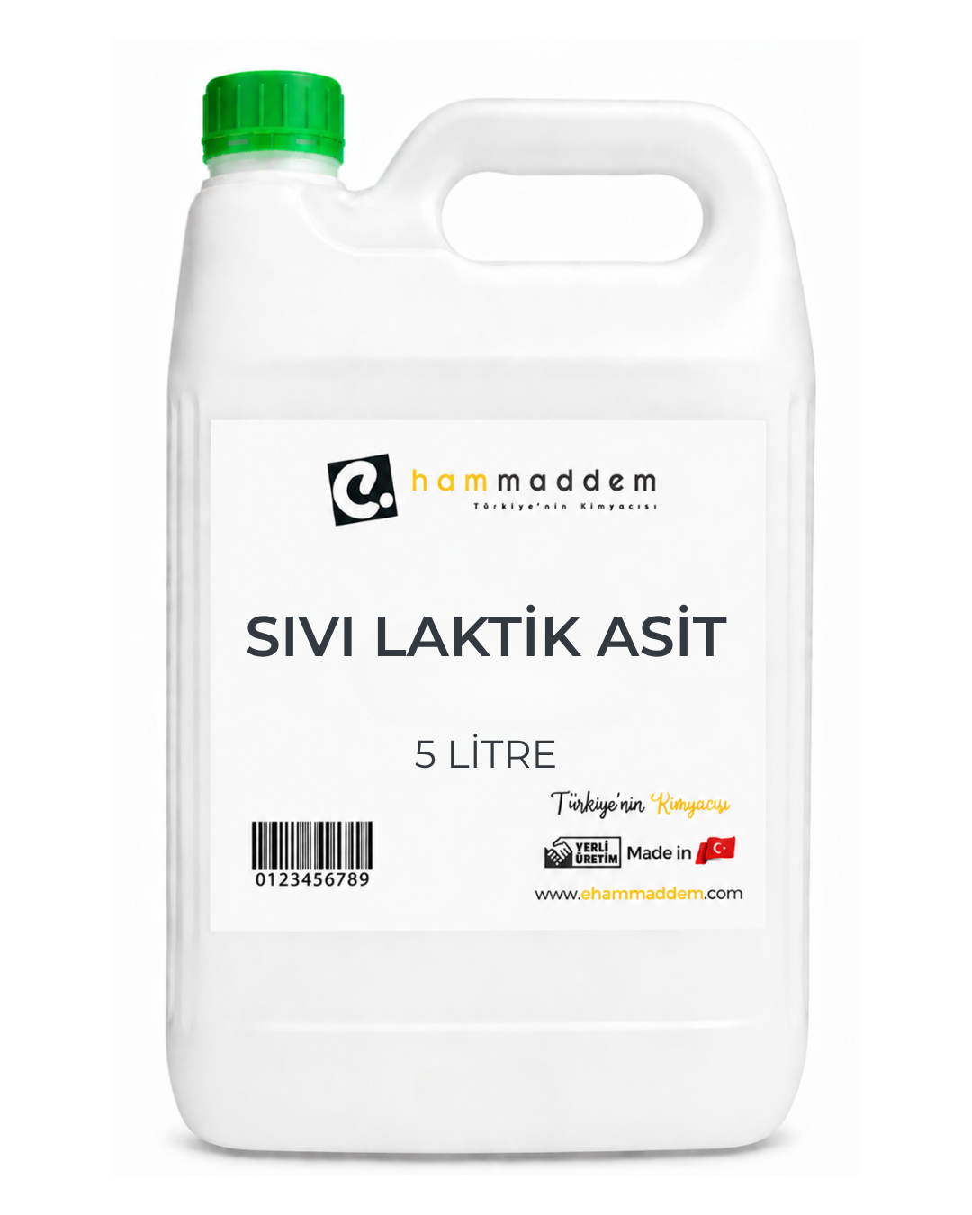 Sıvı Laktik Asit %80 E270 5 Litre