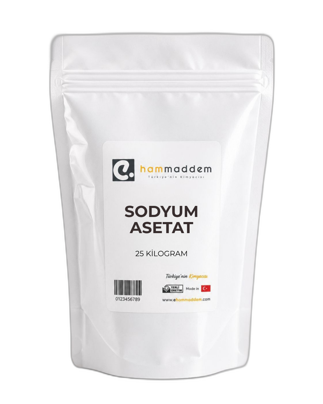 Sodyum Asetat 25 Kg