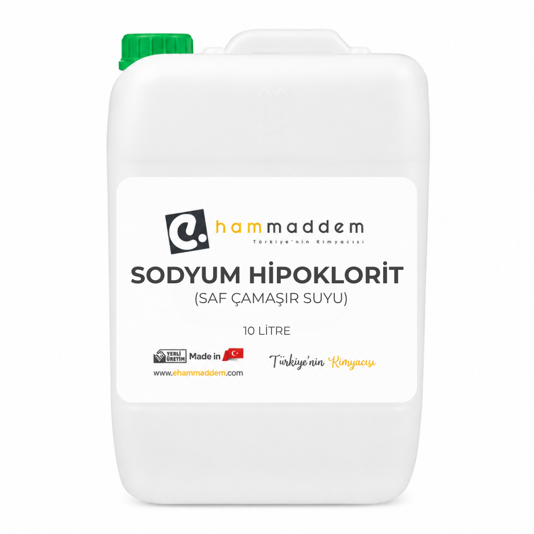 Sodyum Hipoklorit Saf Çamaşır Suyu 10 Litre