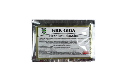 Titanium Diokside Beyaz Gıda Boyası 9 Gr