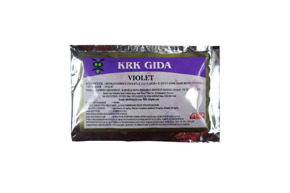 Violet Mor Gıda Boyası 9 Gr